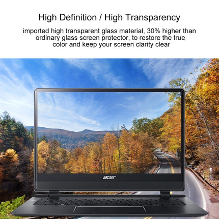 Laptop Screen HD Tempered Glass Protective Film for Acer Swift 7 Laptop - SF714-51T-M9H0 14 inch, For Acer Swift 7 Laptop - SF714-51T-M9H0 14 inch