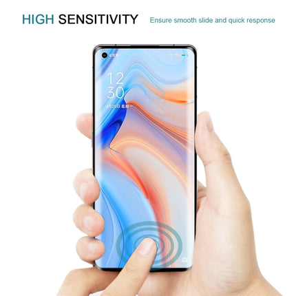 For OPPO Reno4 Pro 3D Curved Edge Full Screen Tempered Glass Film, For OPPO Reno4 Pro