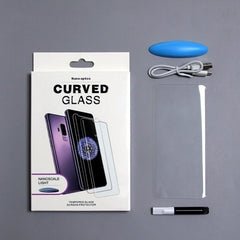 For Samsung Galaxy Note20 9H 3D Full Screen UV Liquid Curved Tempered Glass, For Samsung Galaxy Note20