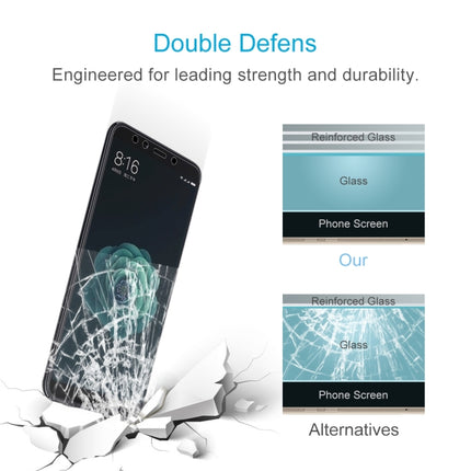 2 PCS 0.26mm 9H 2.5D Tempered Glass Film for Xiaomi Mi 6X & A2, For Mi 6X (2 PCS)