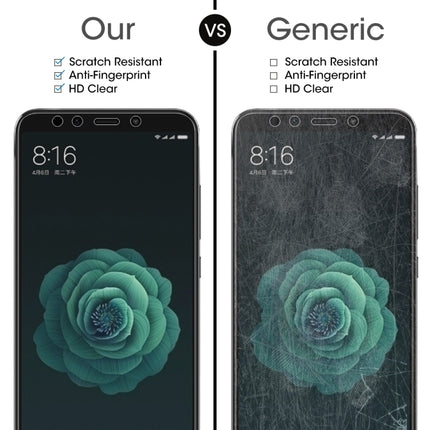 0.26mm 9H 2.5D Tempered Glass Film for Xiaomi Mi 6X & A2, For Mi 6X (1 PC)