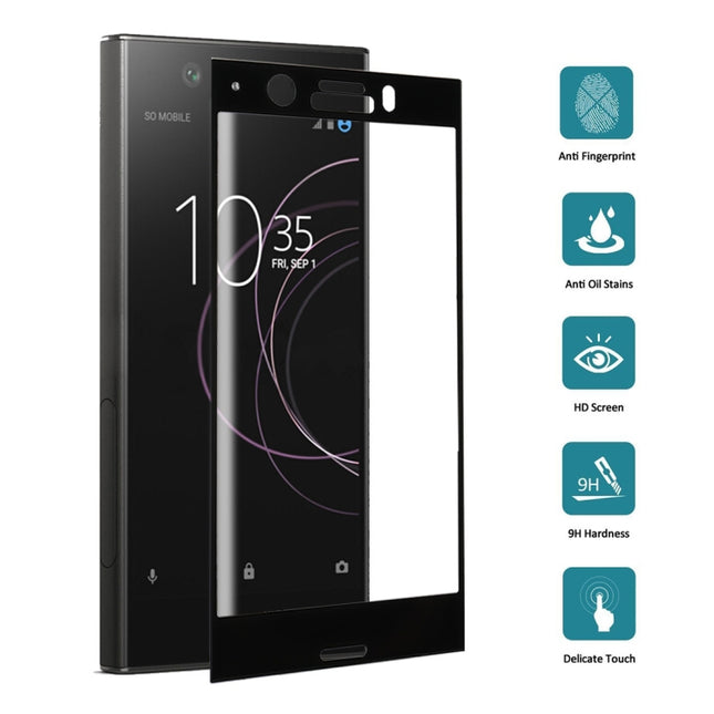 For Sony Xperia XZ1 Compact 0.26mm 9H Surface Hardness 3D Full Screen Tempered Glass Screen Protector