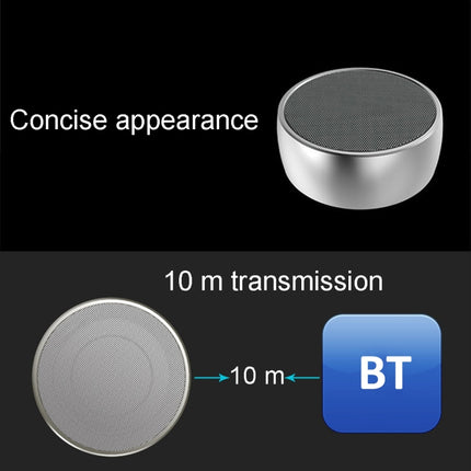 BS01 Portable Bluetooth Speaker, Support Hands-free Calls & TF Card & AUX IN