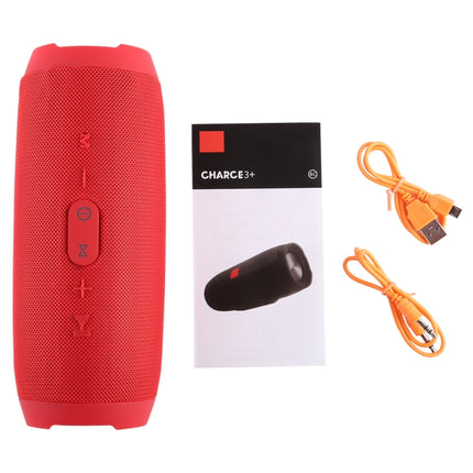 Altavoz estéreo Bluetooth resistente al agua Charge3 Life, micrófono incorporado, compatible con llamadas manos libres, tarjeta TF, entrada auxiliar y banco de energía