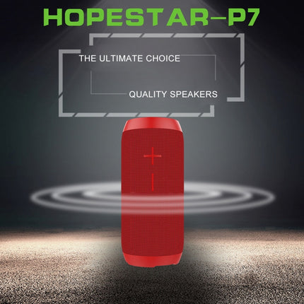 Mini altavoz portátil inalámbrico Bluetooth HOPESTAR P7 Rabbit, micrófono incorporado, compatible con AUX / llamadas manos libres / FM / TF, P7