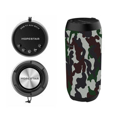 HOPESTAR P7 Mini tragbarer kabelloser Bluetooth-Lautsprecher mit eingebautem Mikrofon, unterstützt AUX/Freisprechanruf/FM/TF, P7