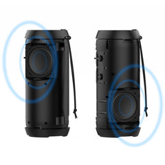 HOPESTAR P7 Mini tragbarer kabelloser Bluetooth-Lautsprecher mit eingebautem Mikrofon, unterstützt AUX/Freisprechanruf/FM/TF, P7