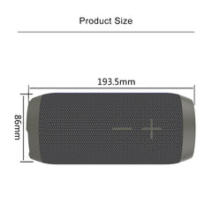 HOPESTAR P7 Mini tragbarer kabelloser Bluetooth-Lautsprecher mit eingebautem Mikrofon, unterstützt AUX/Freisprechanruf/FM/TF, P7