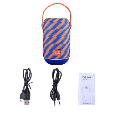 Built-in MIC, Support Hands-free Calls & TF Card & AUX IN & FM, Bluetooth Distance: 10m, TG107