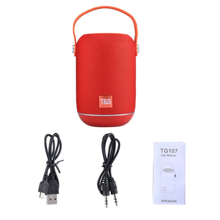 Eingebautes Mikrofon, unterstützt Freisprechanrufe &amp; TF-Karte &amp; AUX IN &amp; FM, Bluetooth-Reichweite: 10 m, TG107