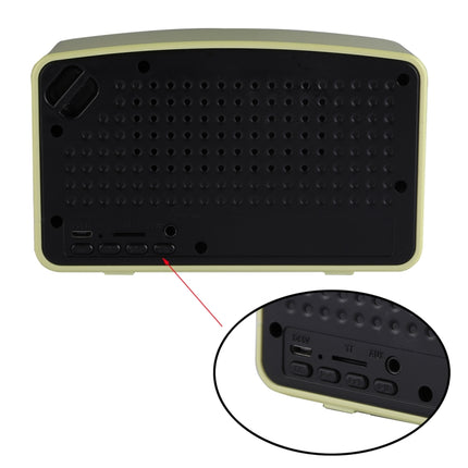 Built-in MIC, Support Hands-free Calls & TF Card & AUX IN & FM, Bluetooth Distance: 10m