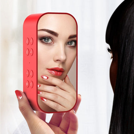 AEC BT501 Bluetooth 5.0 Mini-Lautsprecher mit LED &amp; Wecker &amp; Uhr &amp; Spiegel, unterstützt 32G TF-Karte, BT501