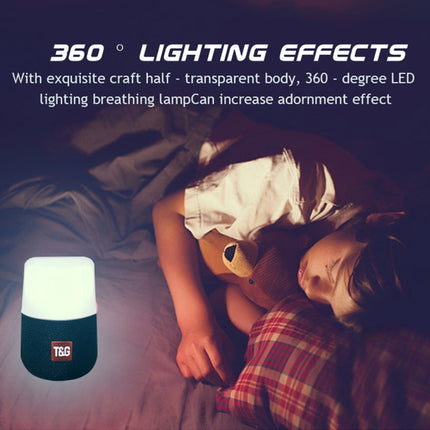 T&amp;G TG168 Tragbarer kabelloser Bluetooth V5.0-Stereolautsprecher mit Griff, eingebautem Mikrofon, unterstützt blinkendes LED-Licht &amp; TF-Karte &amp; U-Disk &amp; AUX IN &amp; FM, TG168