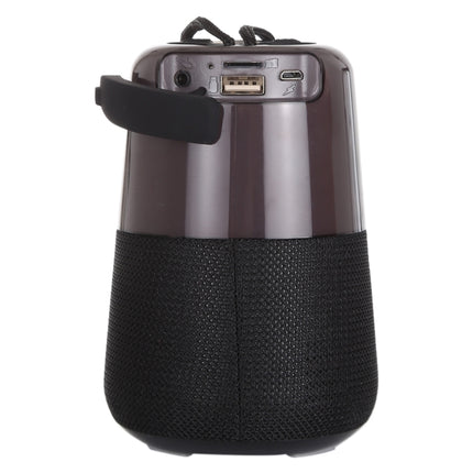 T&G TG168 Portable Wireless Bluetooth V5.0 Stereo Speaker with Handle, Built-in MIC, Support Flashing LED Light & TF Card & U Disk & AUX IN & FM, TG168