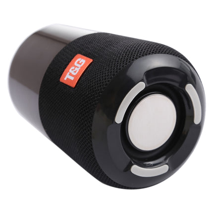 T&amp;G TG168 Tragbarer kabelloser Bluetooth V5.0-Stereolautsprecher mit Griff, eingebautem Mikrofon, unterstützt blinkendes LED-Licht &amp; TF-Karte &amp; U-Disk &amp; AUX IN &amp; FM, TG168