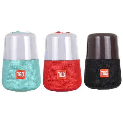 T&amp;G TG168 Tragbarer kabelloser Bluetooth V5.0-Stereolautsprecher mit Griff, eingebautem Mikrofon, unterstützt blinkendes LED-Licht &amp; TF-Karte &amp; U-Disk &amp; AUX IN &amp; FM, TG168