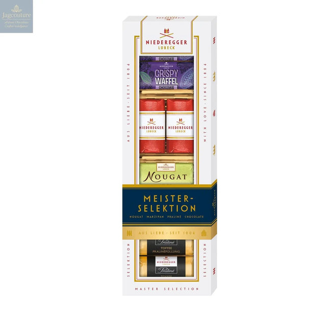 Master Selection of bite sized marzipan, praline and chocolate creations