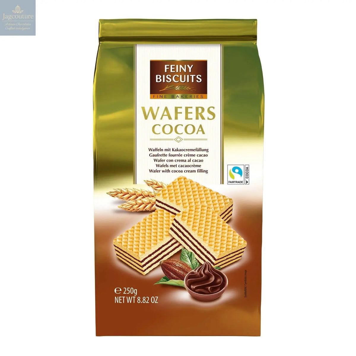 Mignon wafers with cocoa cream filling in sachet bag - VAT FREE