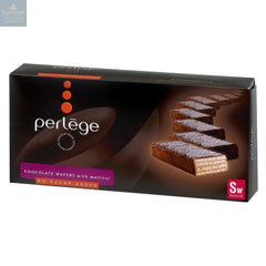 Milk chocolate enrobed wafers