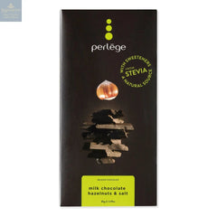 Milk chocolate tablet with hazelnut & salt