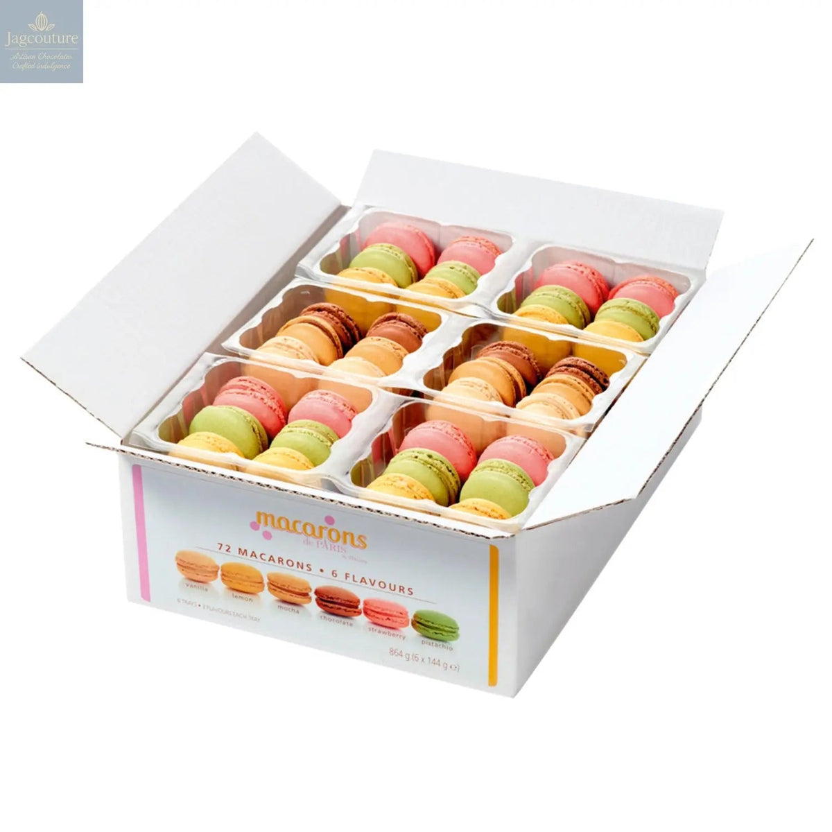 Mixed Macarons 6 flavours x 12pcs