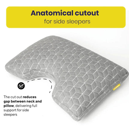 Brightr® MoonHug Adjustable Memory Foam pillow