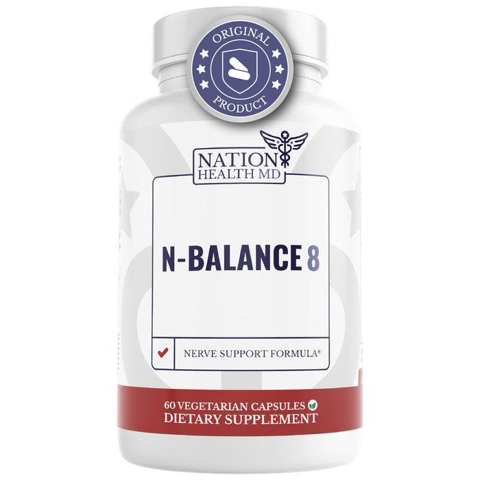 N-Balance8 Nerve Support Formula | Nation Health MD | 60 Capsules