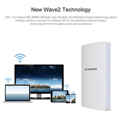 COMFAST CF-WA350 1300Mbps Outdoor POE Signal Amplifier Wireless Router / AP, CF-WA350