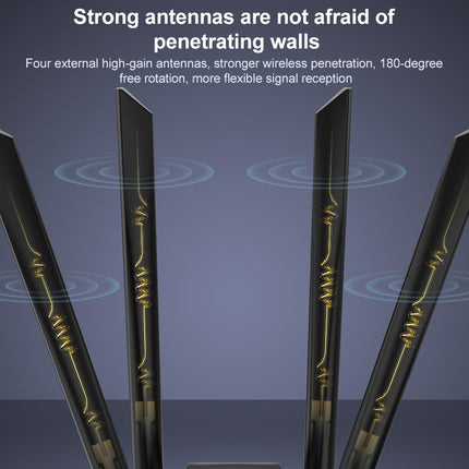 COMFAST CF-966AX Free-drive Dual Band 1800Mbps USB3.0 High Power Wireless WiFi 6 Adapter, CF-966AX