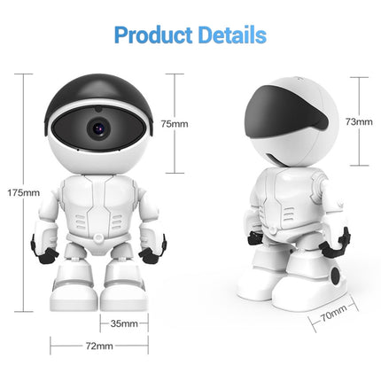 ESCAM PT205 HD 1080P Robot WiFi IP Camera, Support Motion Detection / Night Vision, IR Distance: 10m, EU Plug