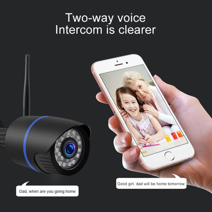 Q4 2.0 Million Pixels 1080P HD Wireless IP Camera, Support Motion Detection & Two-way Audio & Infrared Night Vision & TF Card, US Plug