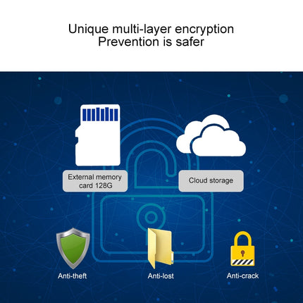 QX48 Pixels 1080P HD Wireless IP Camera, Support Motion Detection & Infrared Night Vision & TF Card