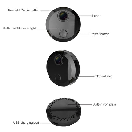 HDQ15 HD 1080P WIFI Mini Camera, with IR Night Vision & Remote Surveillance