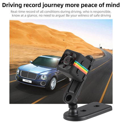 SQ11 Mini DV HD 960P 6 LEDs Sport Recorder Camera with Holder, Support Monitor Detection & IR Night Vision & TF Card