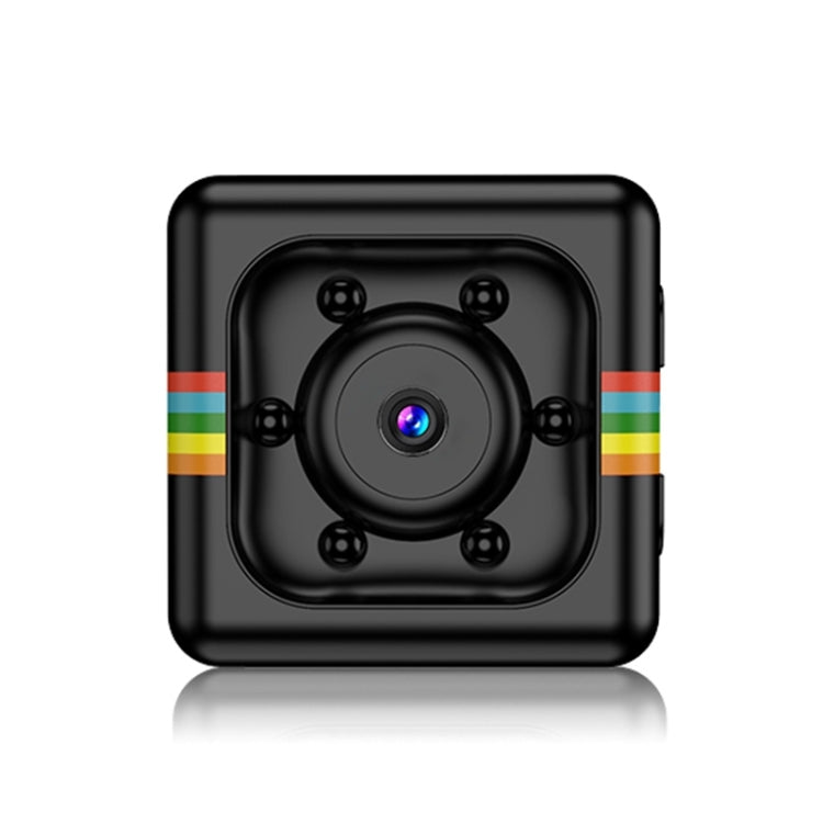 SQ11 Mini DV HD 480P 6 LEDs Sport Recorder Camera with Holder, Support Monitor Detection & IR Night Vision & TF Card