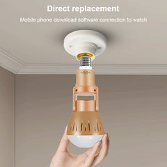 DP3 1.3 Megapixel Panoramic Universal Light Bulb Camera Mobile Phone Remote Installation Home Network HD Monitoring