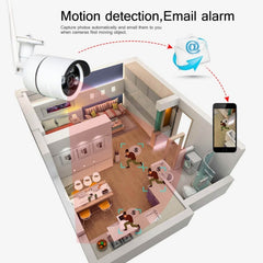 K9104E-PE2013C 4CH HD 960P 1.3 Mega Pixel 2.4GHz WiFi IP Bullet Camera 10.1 inch LCD Screen NVR Kit