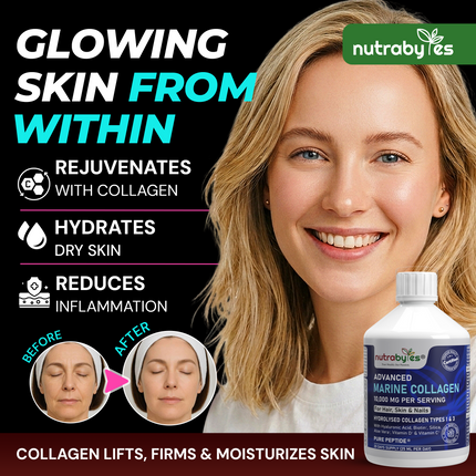 Marine Collagen Liquid 10000mg | Sugar Free | Mixed Berry Flavour | 500ml