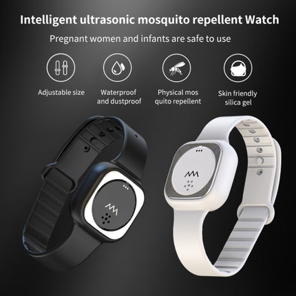 F8 Outdoor Silica Gel Mosquito Repellent Wristband, F8 (Black), F8 (White)