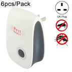 6pcs/Pack Ultrasonic Repeller UK Plug / NFR9965B