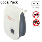 6pcs/Pack Ultrasonic Repeller EU Plug / NFR9965D