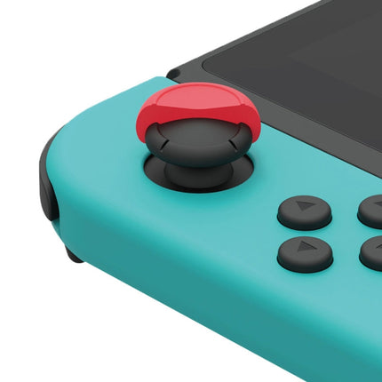 Left + Right Gamepad Rocker Cap Button Cover for Switch, For Switch(Black), For Switch(Blue + Magenta), For Switch(Green+Red), For Switch(Red)
