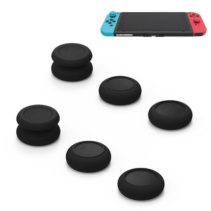 Left + Right Gamepad Rocker Cap Button Cover for Switch, For Switch(Red), For Switch(Black), For Switch(Blue + Magenta)