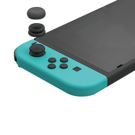 Left + Right Gamepad Rocker Cap Button Cover for Switch, For Switch(Red), For Switch(Black), For Switch(Blue + Magenta)
