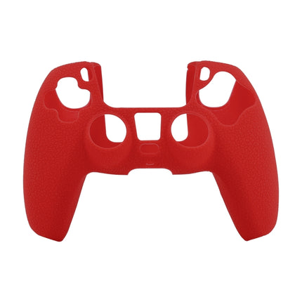 Leather Texture Silicone Protective Case For PS5