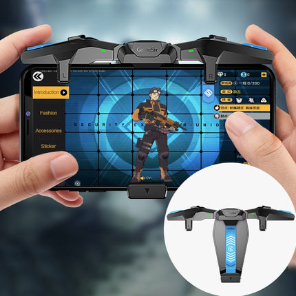 GameSir F4 Faltbares Gamepad mit physischem Direktanschlusskondensator in Adlerflügelform, kompatibel mit iOS- und Android-Systemgeräten, F4