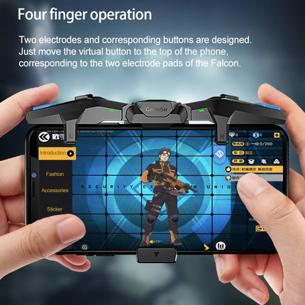 GameSir F4 Faltbares Gamepad mit physischem Direktanschlusskondensator in Adlerflügelform, kompatibel mit iOS- und Android-Systemgeräten, F4