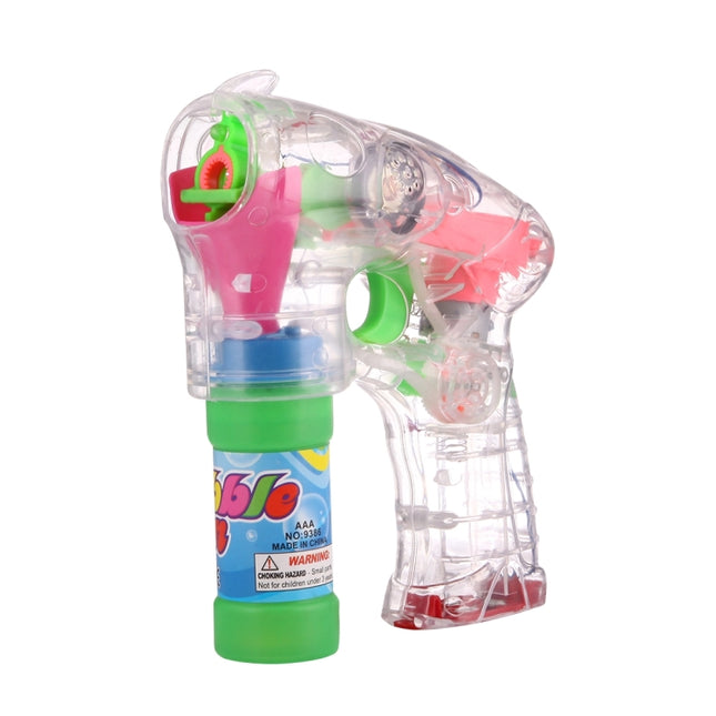 Electric Transparent Toy Bubble Gun, Bubble Liquid Not Included, Electric Transparent Toy Bubble Gun