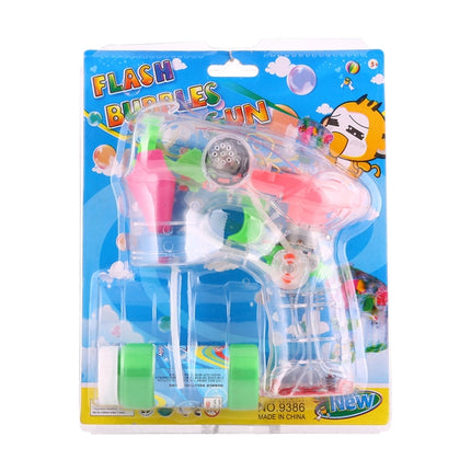 Electric Transparent Toy Bubble Gun, Bubble Liquid Not Included, Electric Transparent Toy Bubble Gun
