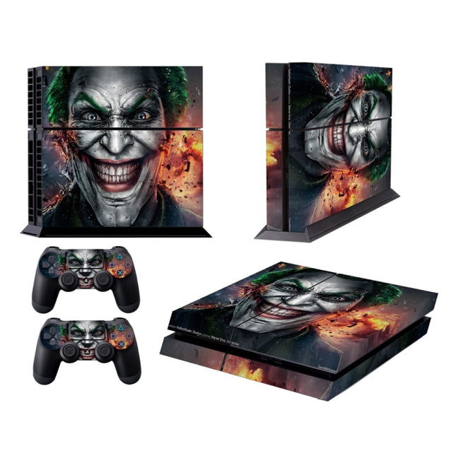 Clown Bucky Pattern Fashion Color Protective Film Sticker for Sony PS4, Clown Bucky Pattern